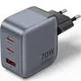 Vention FEXH0-EU Cargador de Pared 2xUSB Tipo-C 1xUSB 70W